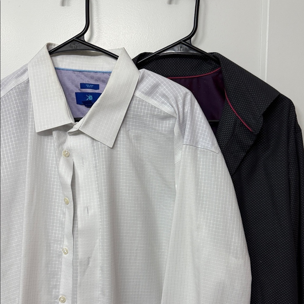 Egara White and Black Dress Shirts
